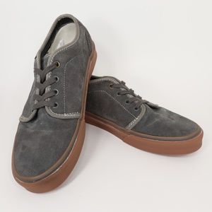 Vans Gray Suede Shoes - TB4R - Men's 10